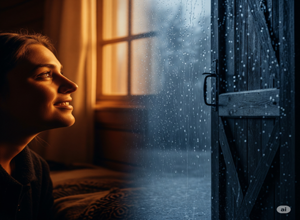 बारिश की बरसती बूँदों