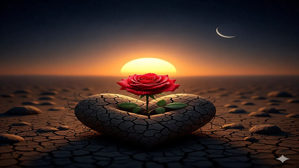 dil ke veerane me ek phool khila