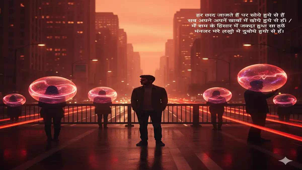 har chand jaagte hai par soye hue se hai