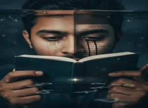 samndar me utarta hoon to aankhen bhig jati hain