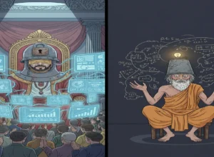 aankh par patti rahe aur aql par taala rahe