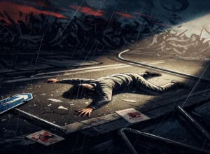 bade bane the jalib sahab pite sadak ke beech