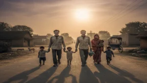 bhukmari kee zad me hai yaa daar ke saaye me hai