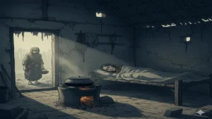 ghar pe thande chulhe par agar khaali patili hai