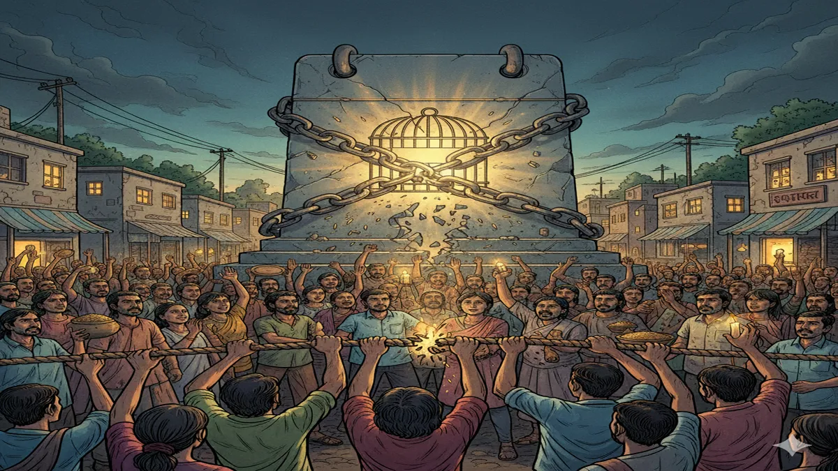 har ek ghar me diya bhi jale anaj bhi ho