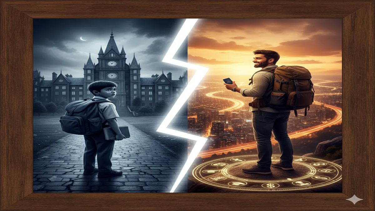 kabhi pahli baar school jaane me dar lagta tha