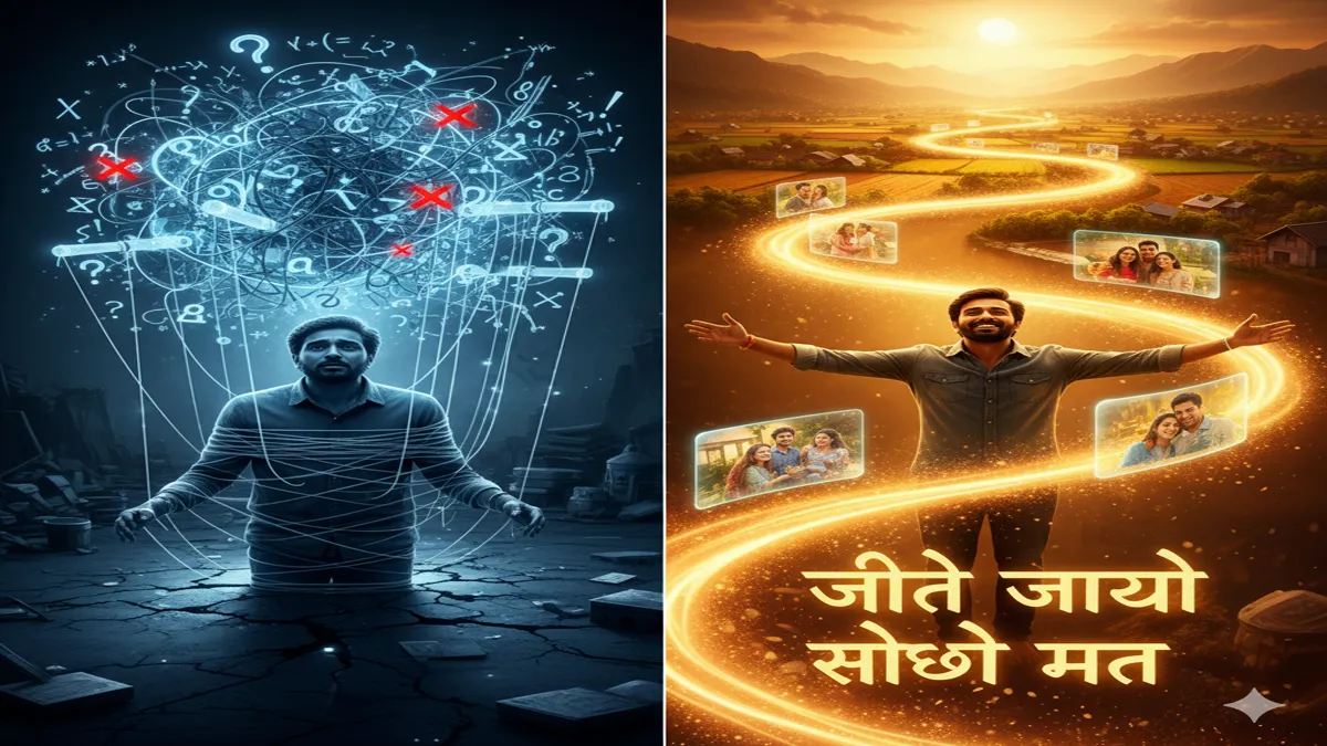 kath putli hai ya jivan hai jite jaao socho mat