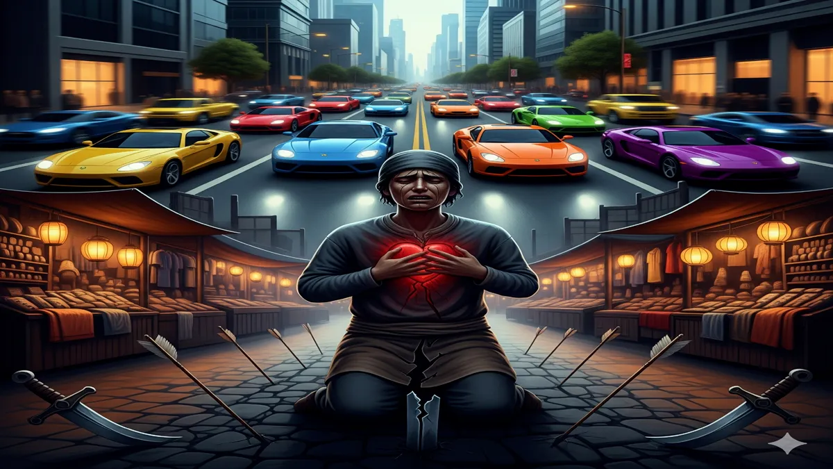 kya kya log guzar jaate hain rang birangi kaaro me