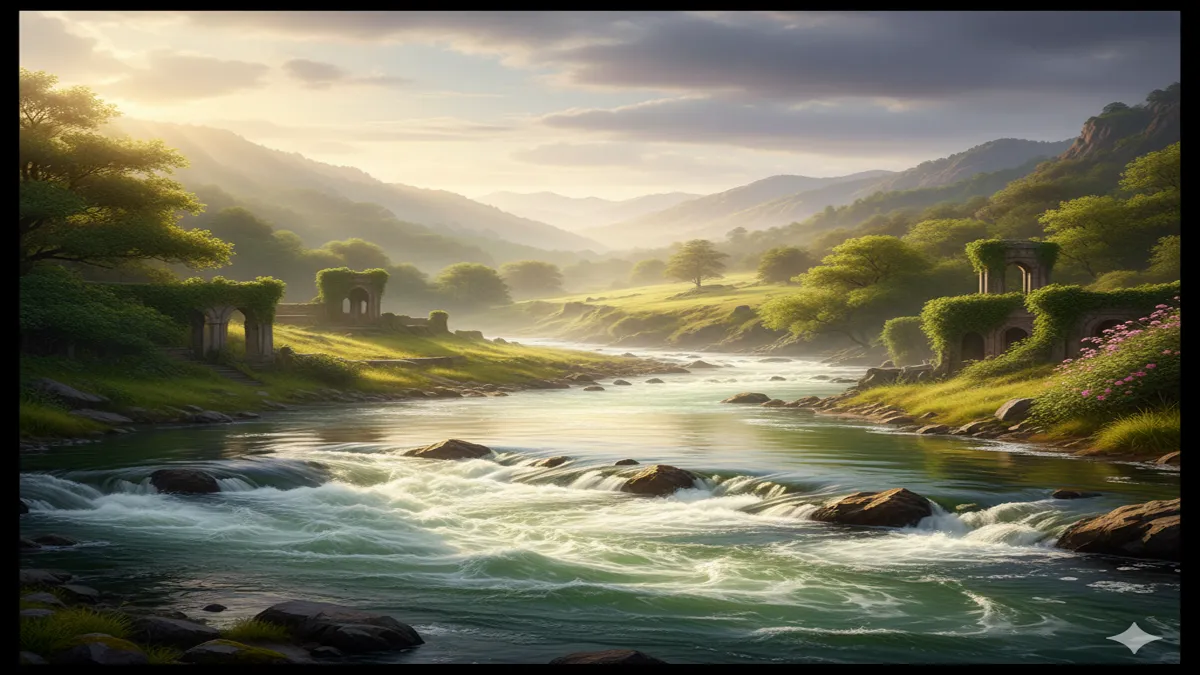 bahaar kee dhoop me nazaare hai us kinare