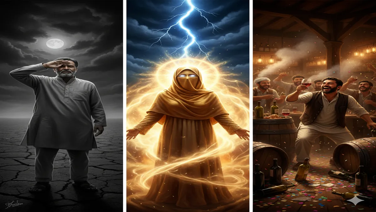 nigaah barq nahi chehra aftab nahi