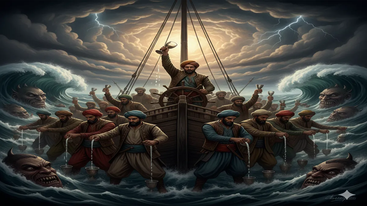 dara ke mauj o talatum se hum nasheenon ko